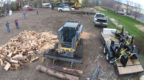 skid steer firewood processor plans|skid loader mounted firewood processor.